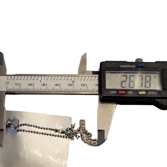 Hot Topic Silver Tone Skull Gun Dangle Earrings Punk Chain Jewelry 2.88" Punk - Picture 5 of 10